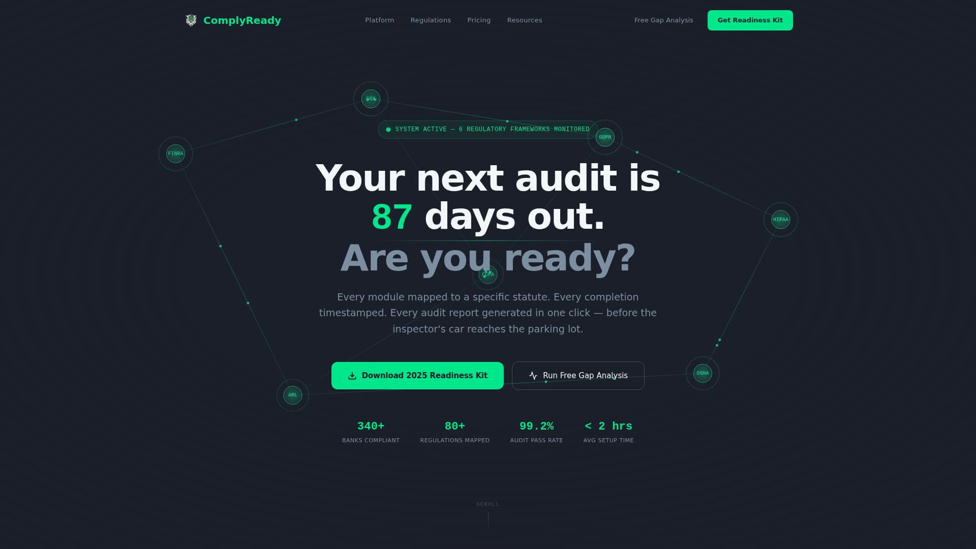 RegTech & Compliance Directory Website Template
