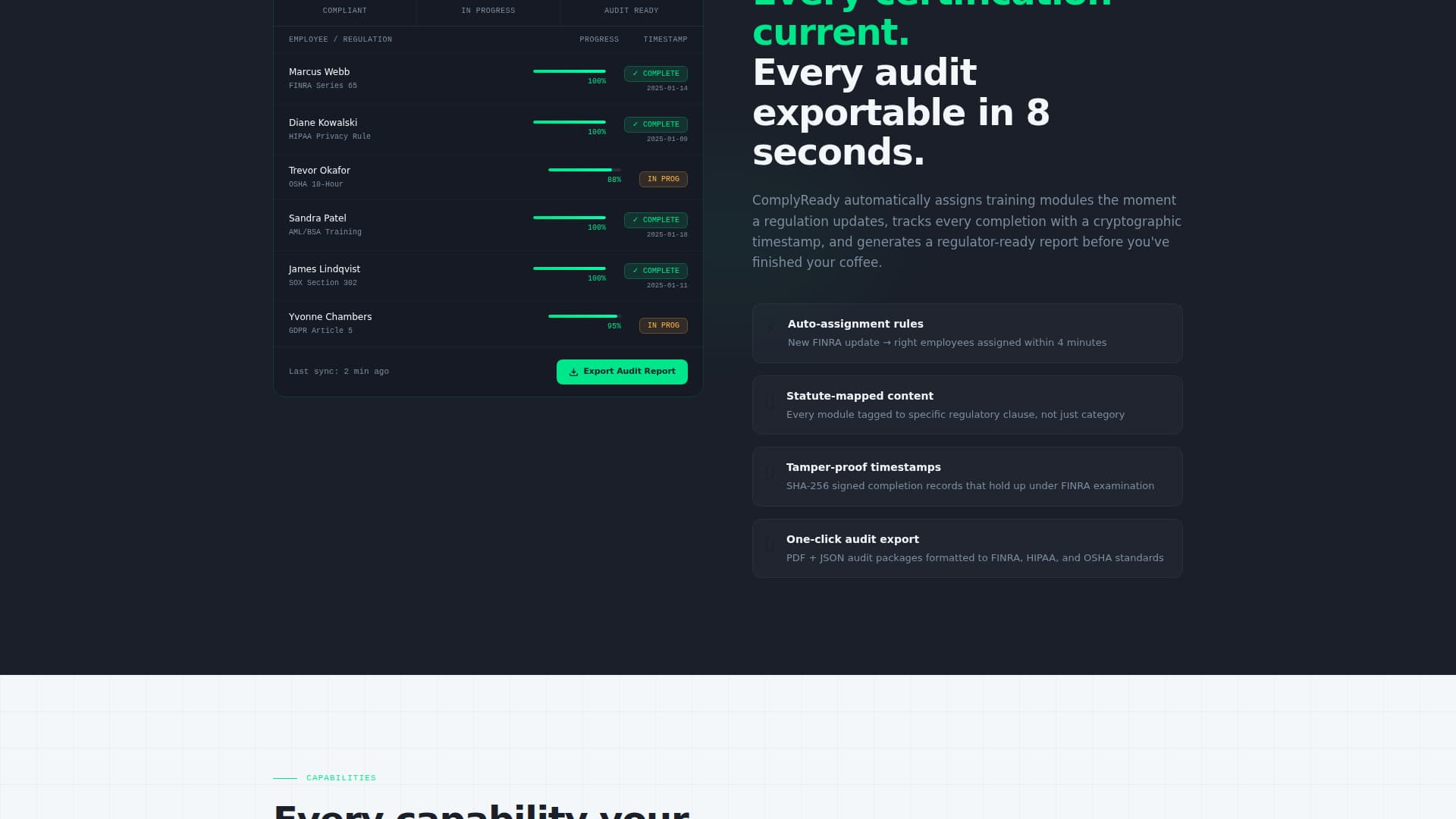 RegTech & Compliance Directory Website Template
