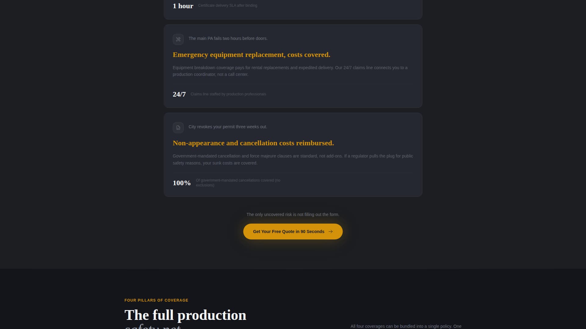 Specialty Insurance Specialist Professional Website Template