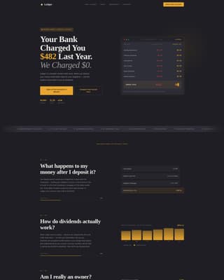Bank & Financial Institution Pricing Website Template