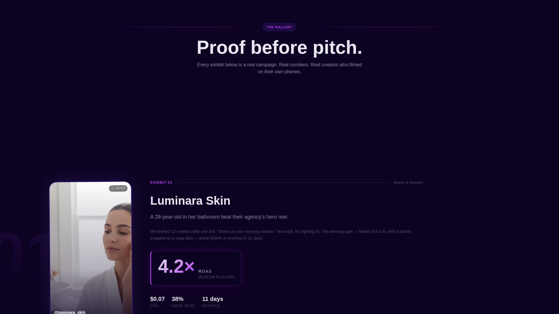 Social Media & Influencer Agency Portfolio Website Template