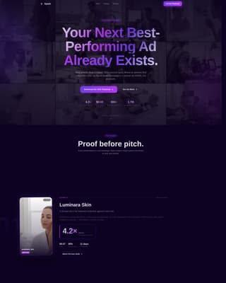Social Media & Influencer Agency Portfolio Website Template