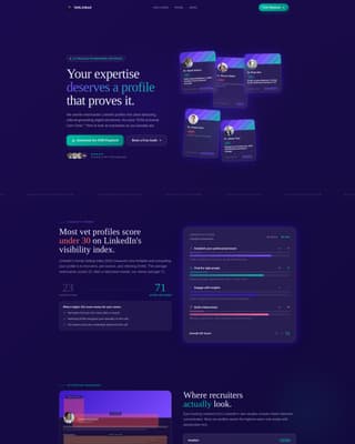 Vetlinked - Highconverting Veterinarian Landing Page Template