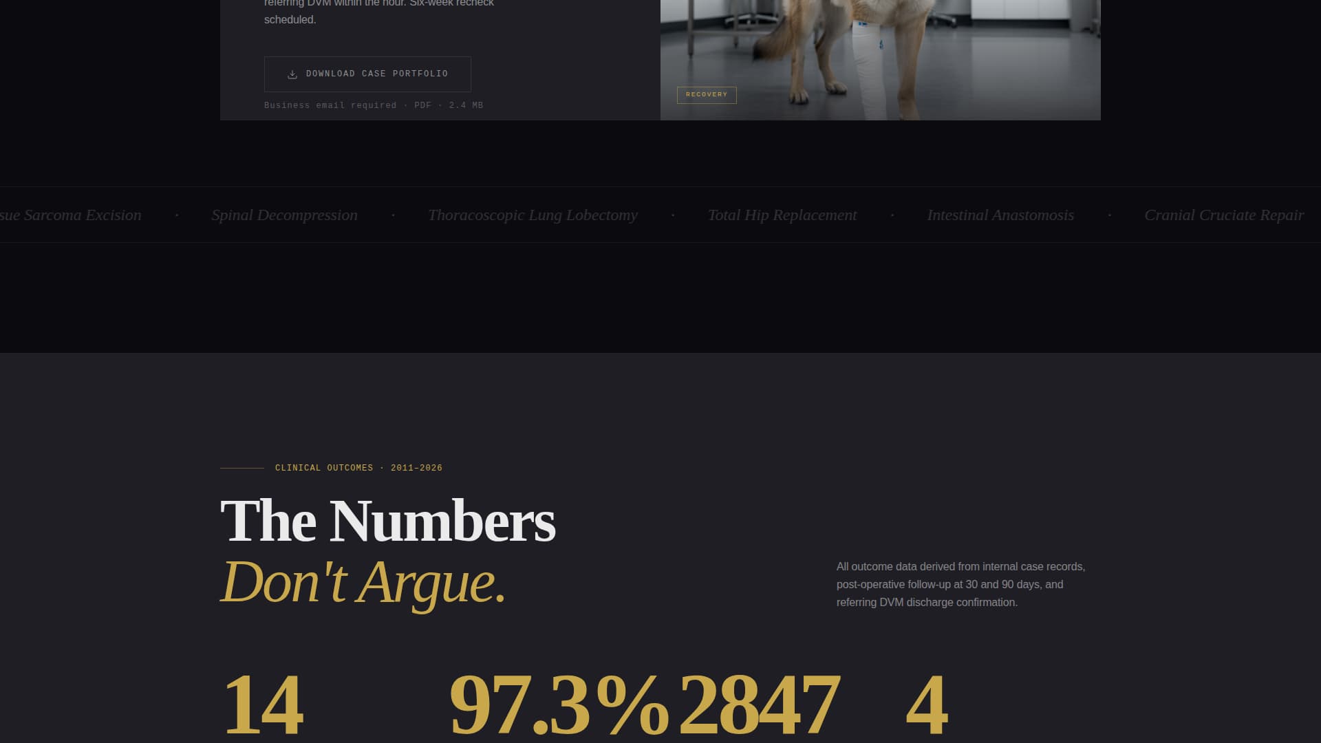 Suture - Precision Veterinarian Landing Page Template