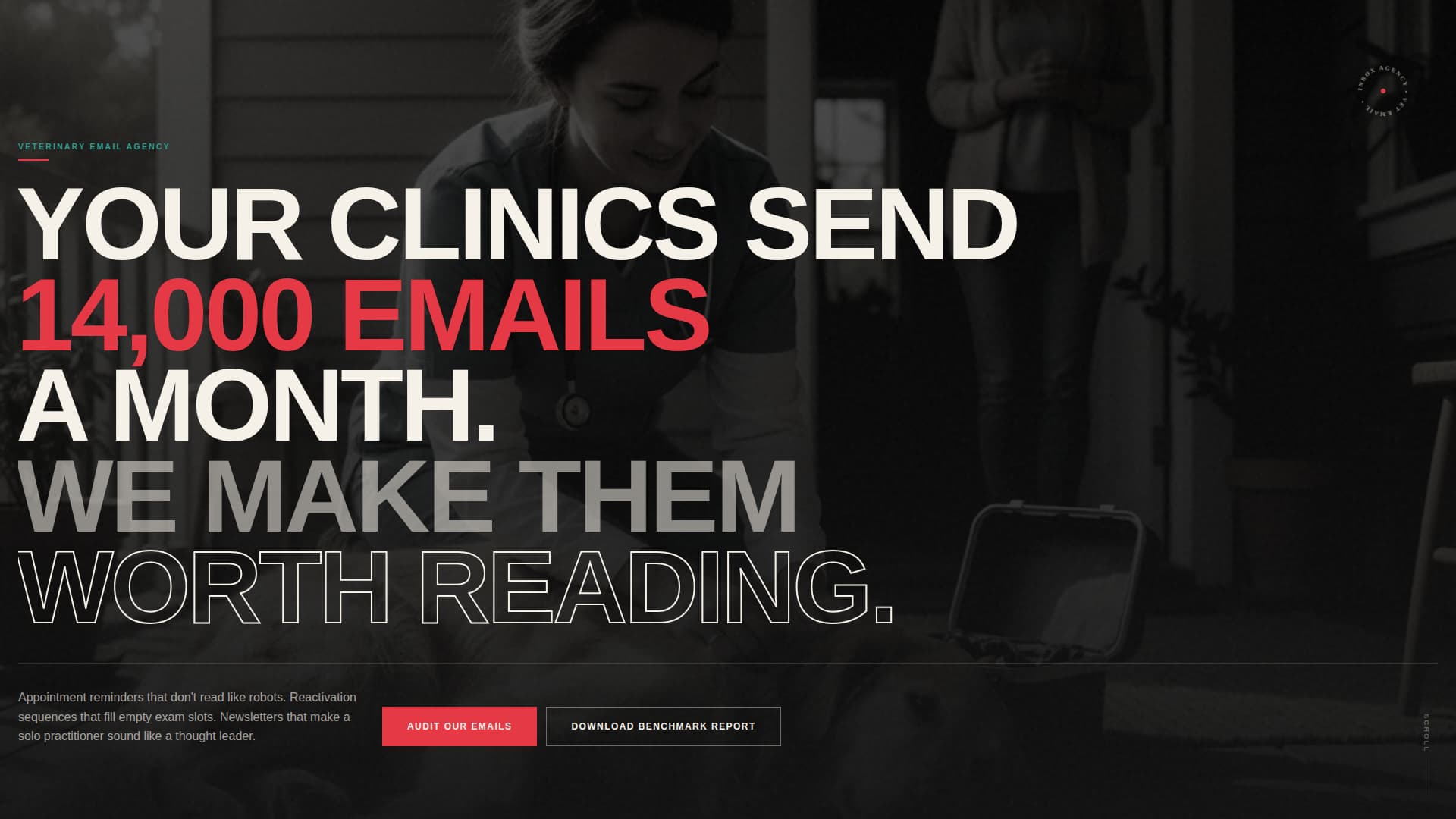Inbox - Bold Veterinary Landing Page Template