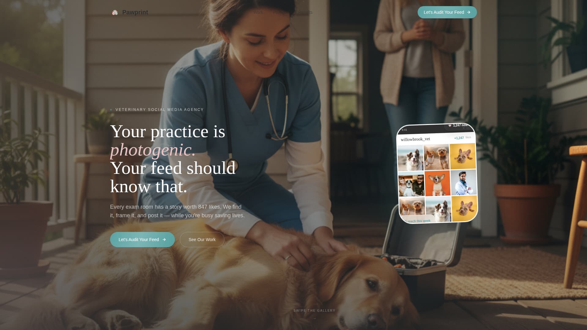 Pawprint - Scrollstopping Veterinary Landing Page Template