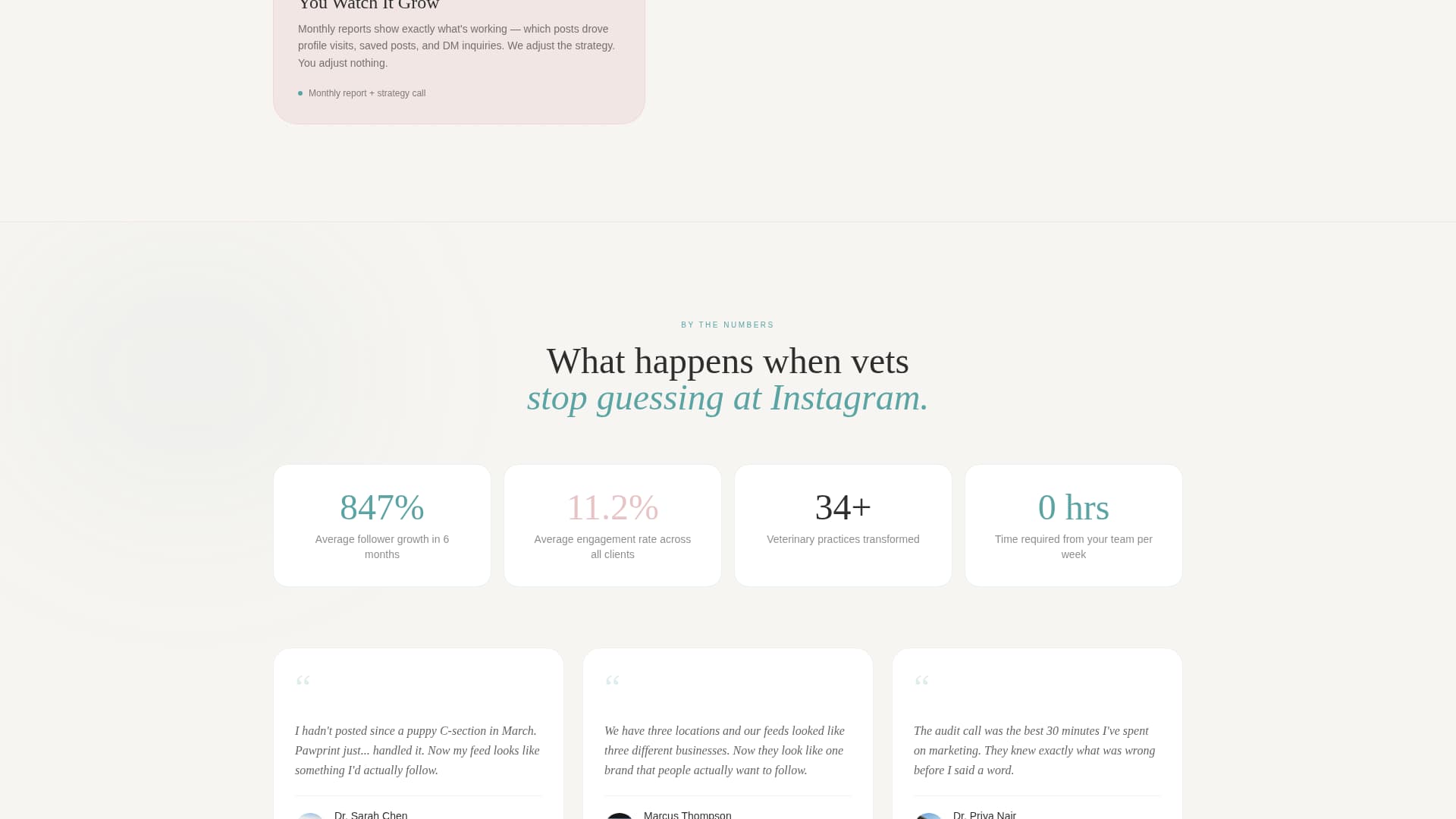 Pawprint - Scrollstopping Veterinary Landing Page Template