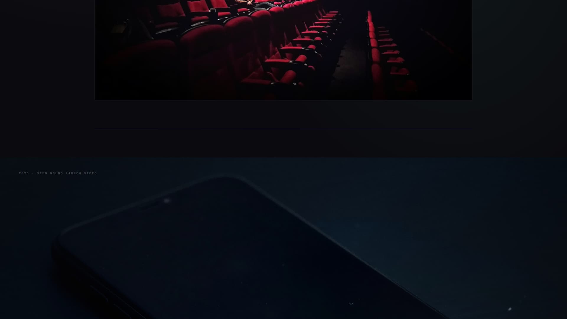 Videographer Portfolio Portfolio Website Template