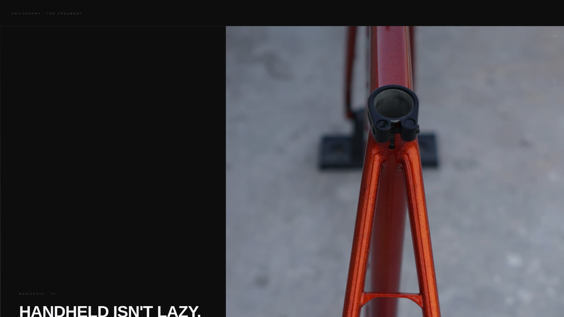Reel - Cinematic Videographer Landing Page Template
