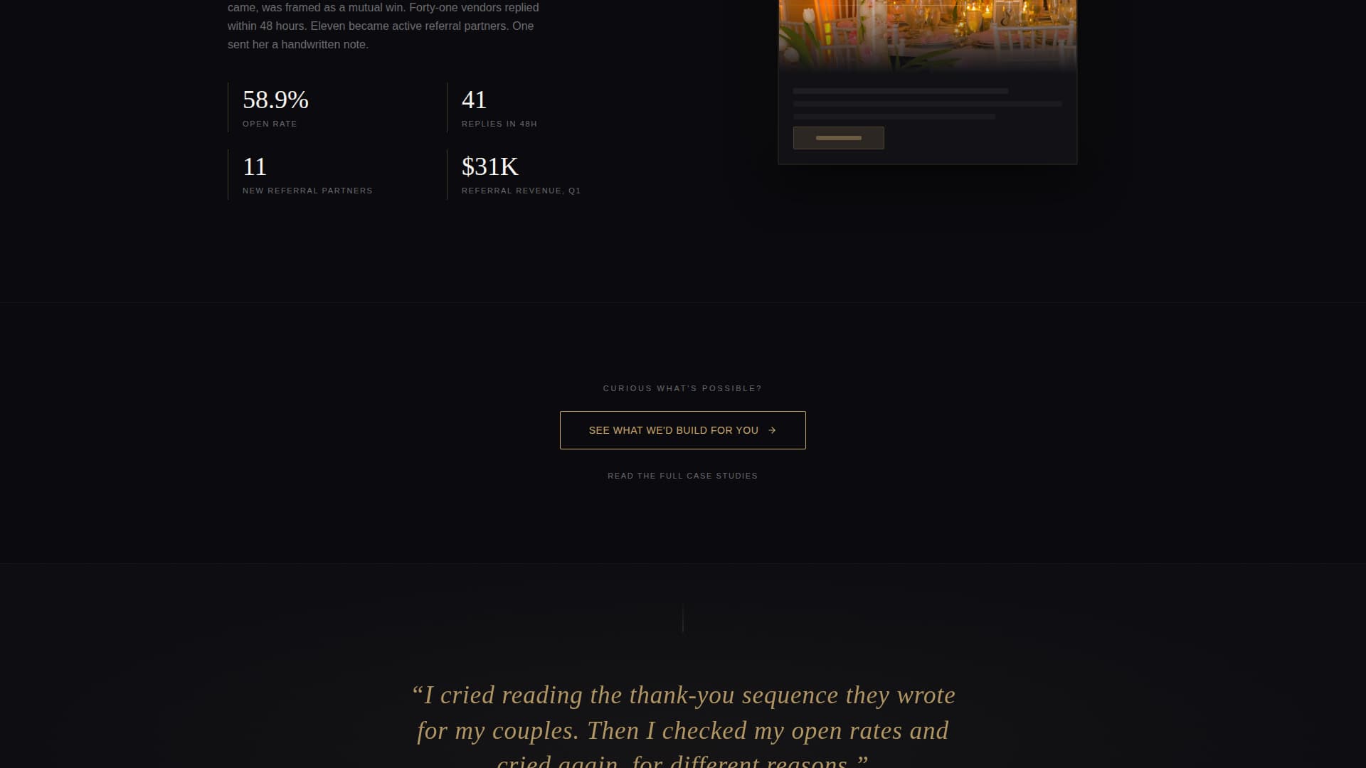 Vow - Elegant Weddingagency Landing Page Template