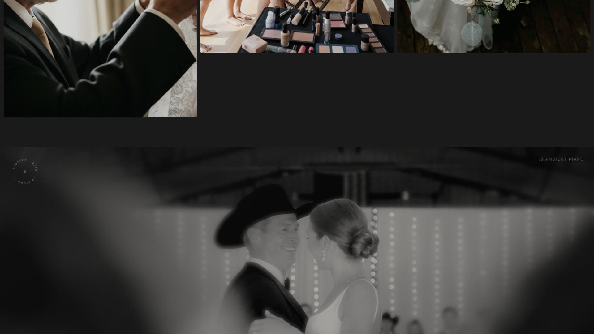 Vow - Cinematic Wedding Landing Page Template