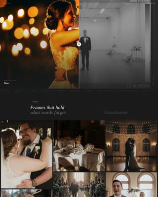 Vow - Cinematic Wedding Landing Page Template