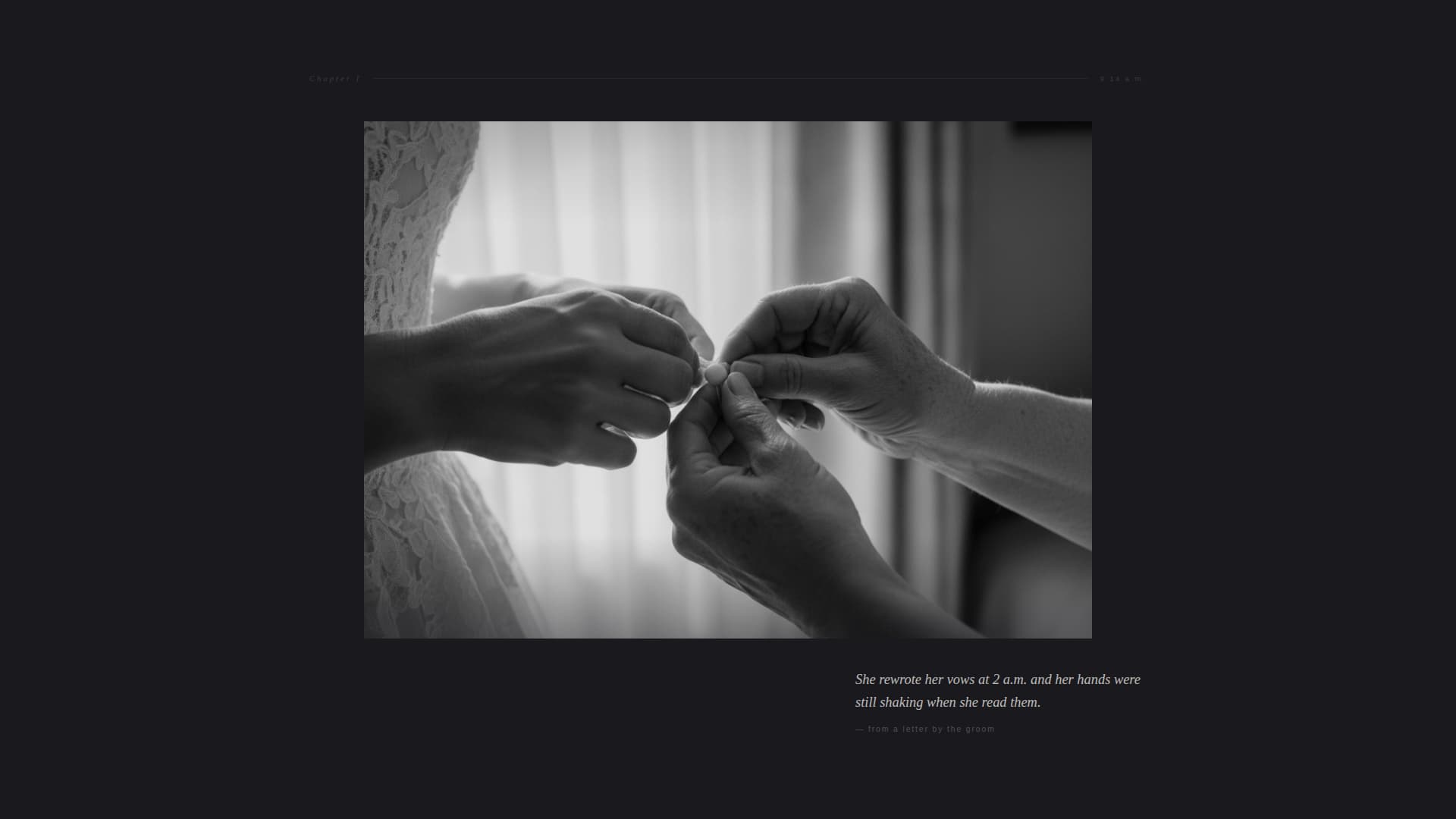 Shutter - Timeless Wedding Landing Page Template