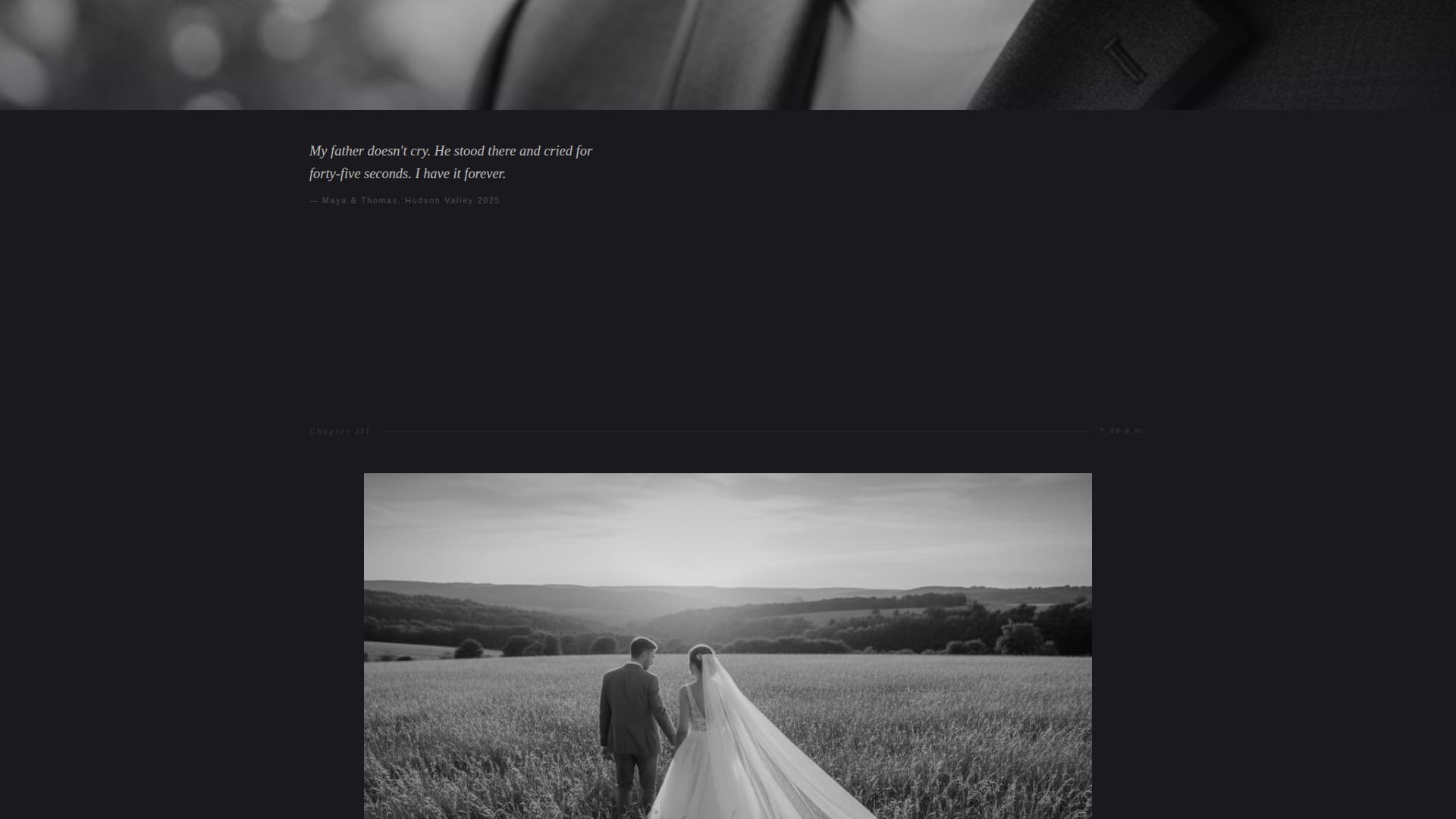 Shutter - Timeless Wedding Landing Page Template