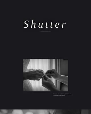Shutter - Timeless Wedding Landing Page Template