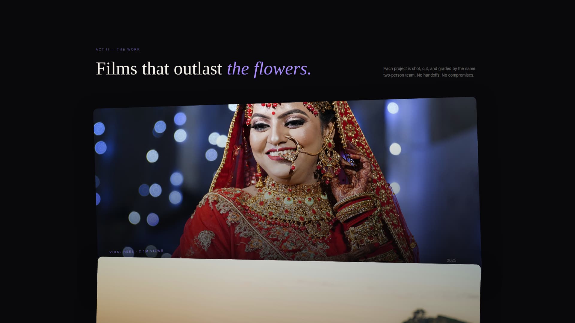 Wedding Marketing & Agency Booking Website Template