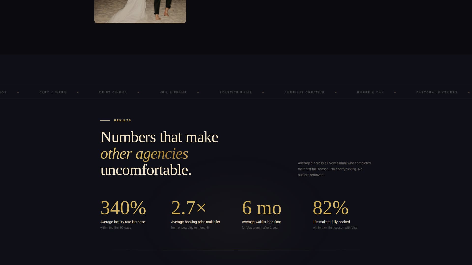 Wedding Marketing & Agency Pre-Launch Website Template