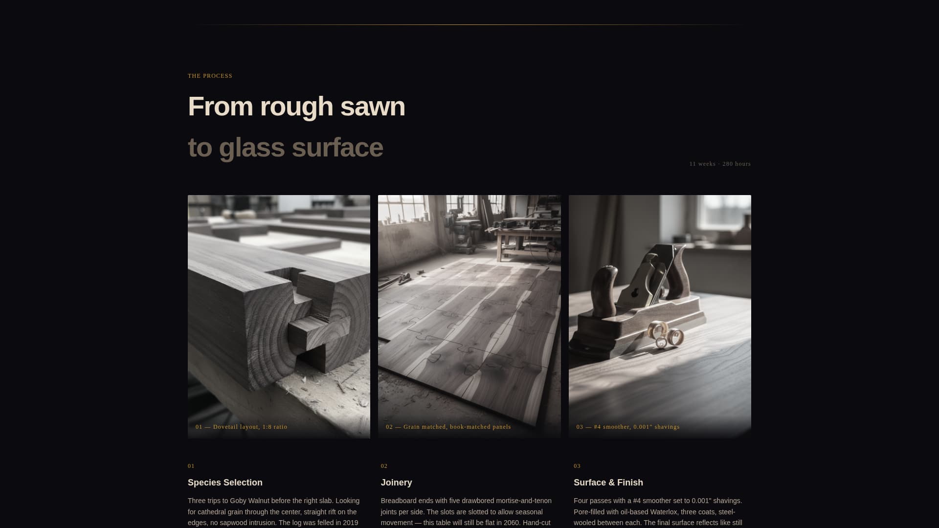 Woodworker Portfolio Specialist Portfolio Website Template