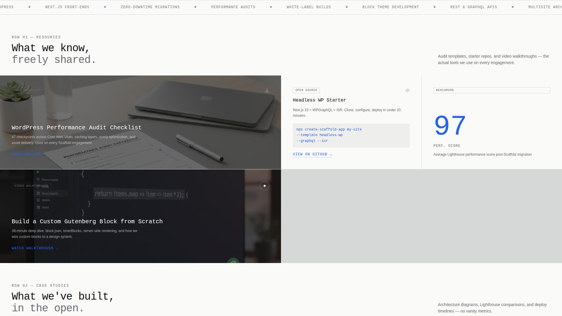 Scaffold - Precision Wordpress Landing Page Template