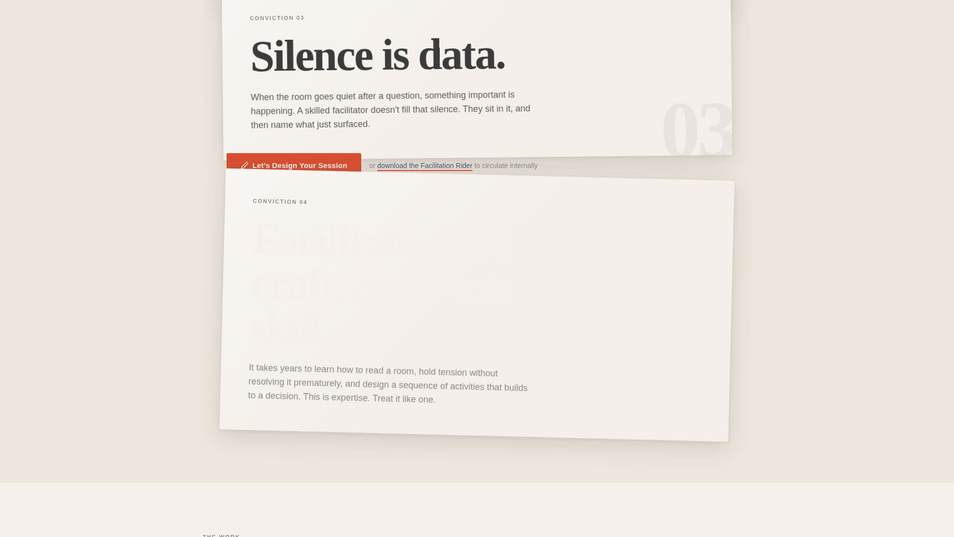 Convene - Transformative Facilitator Landing Page Template