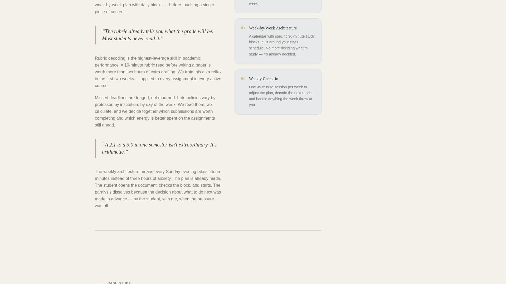 Syllabus - Authoritative Academic Landing Page Template
