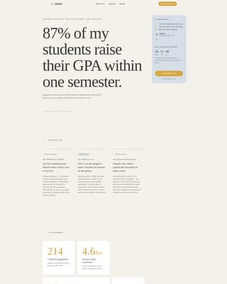 Syllabus - Authoritative Academic Landing Page Template