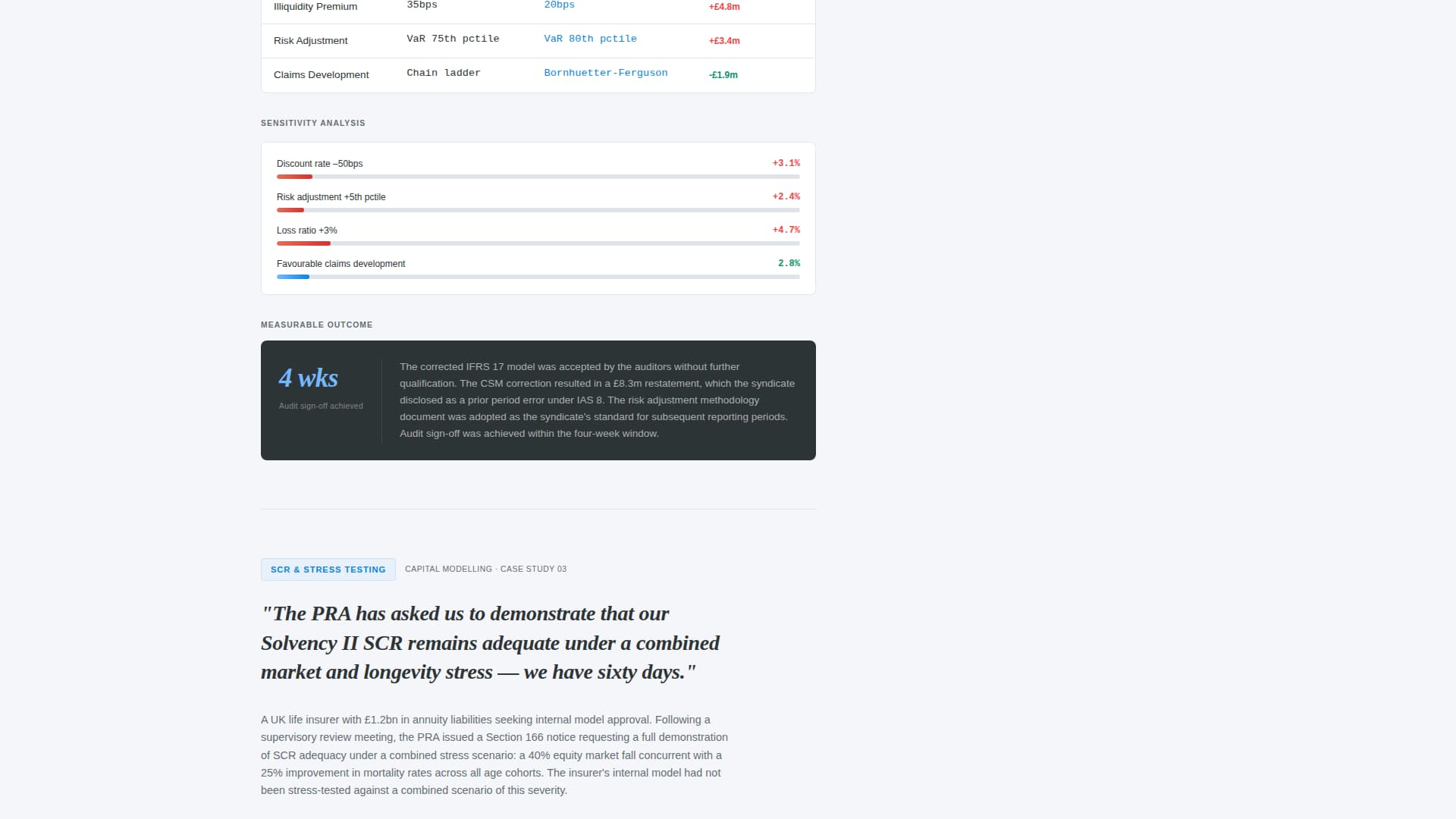 Actuate - Precision Actuary Landing Page Template
