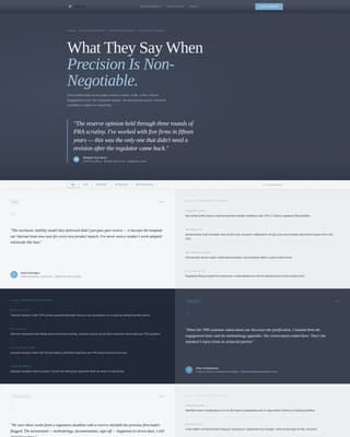 Attest - Authoritative Actuary Landing Page Template