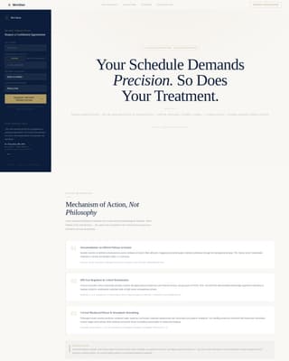 Meridian - Elite Acupuncturist Landing Page Template