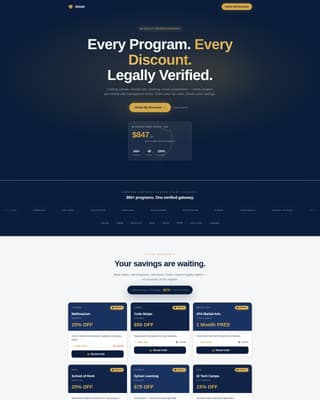 Shield - Verified Afterschool Landing Page Template