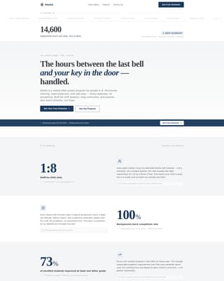 Shield - Trusted Afterschool Landing Page Template