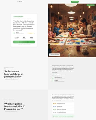Enroll - Trusted Afterschool Landing Page Template