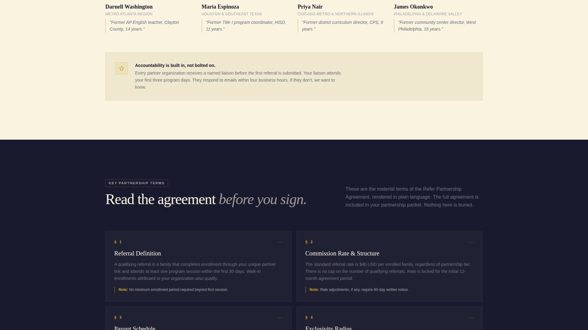 Refer - Authoritative Afterschool Landing Page Template