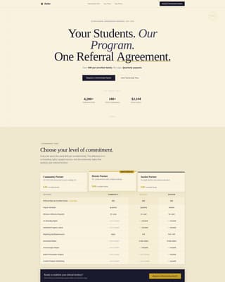 Refer - Authoritative Afterschool Landing Page Template