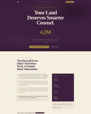 Cultivar - Precision Agriculturetechnology Landing Page Template