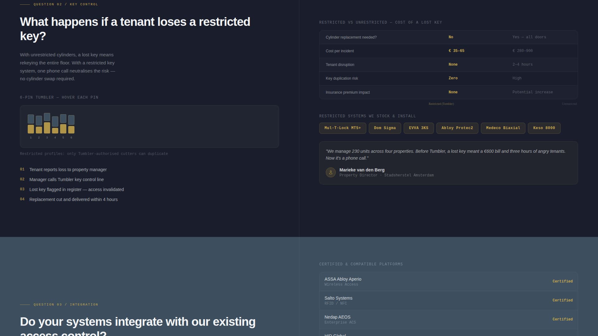 Tumbler - Trusted Locksmith Landing Page Template