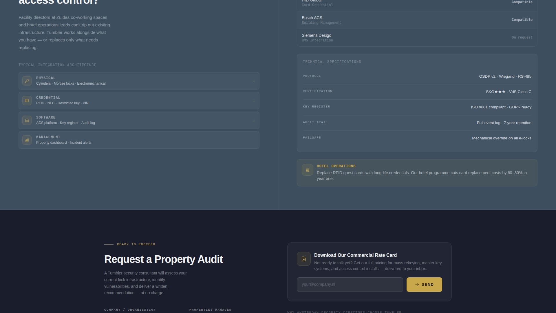 Tumbler - Trusted Locksmith Landing Page Template