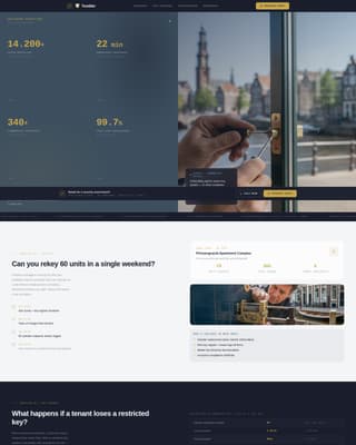 Tumbler - Trusted Locksmith Landing Page Template