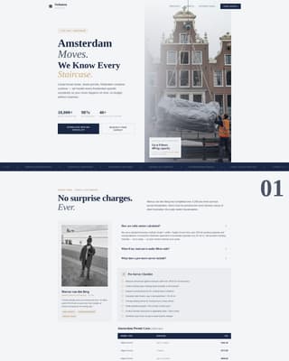 Verhuizen - Precision Moving Landing Page Template