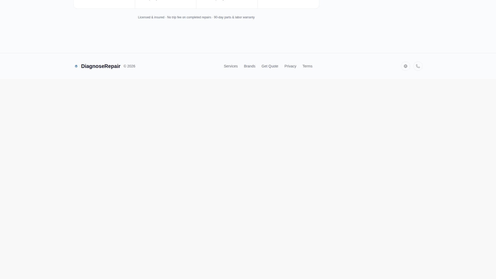Diagnose - Authoritative Appliancetechnician Landing Page Template