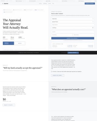 Appraise - Authoritative Appraiser Landing Page Template