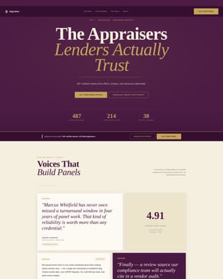 Appraiser - Highconverting Reviews Landing Page Template