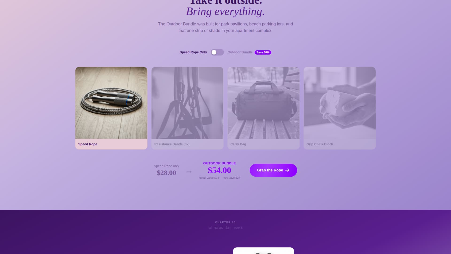 Skip - Neoretro Fitness Landing Page Template
