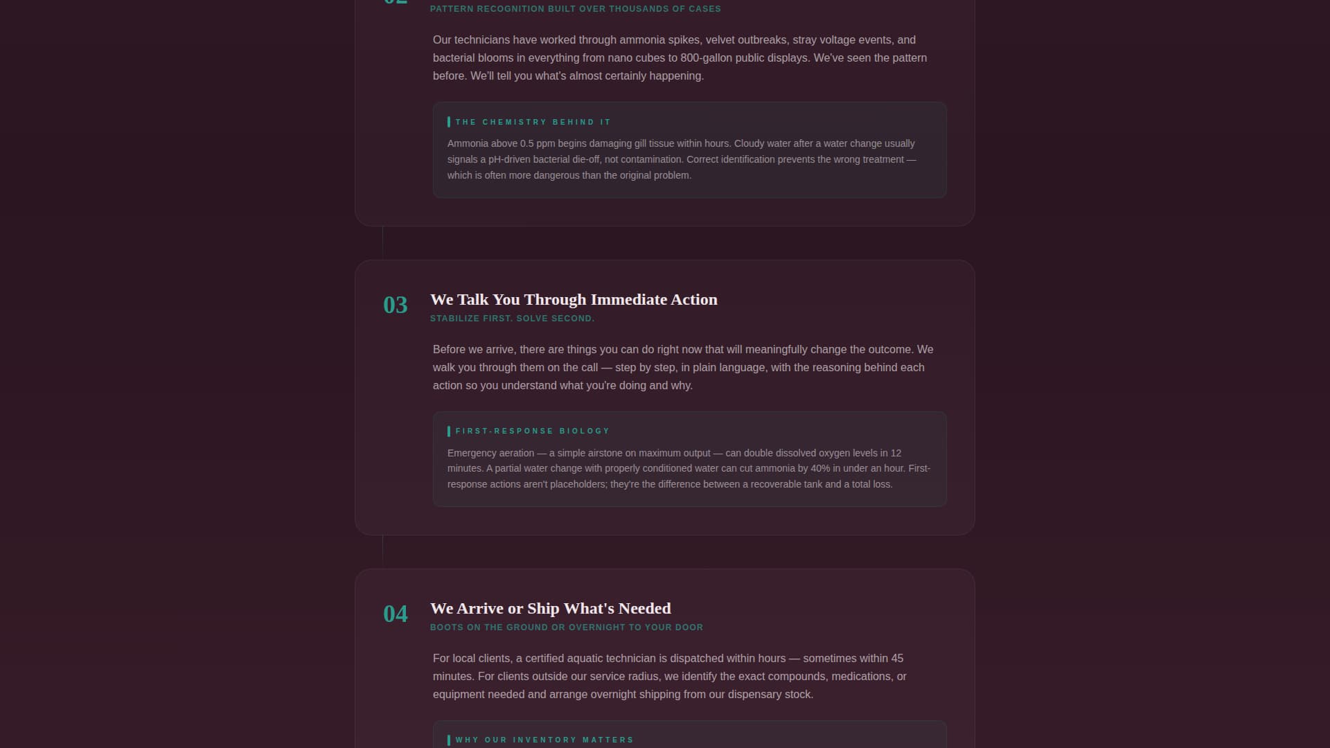 Triage - Emergency Aquarium Landing Page Template