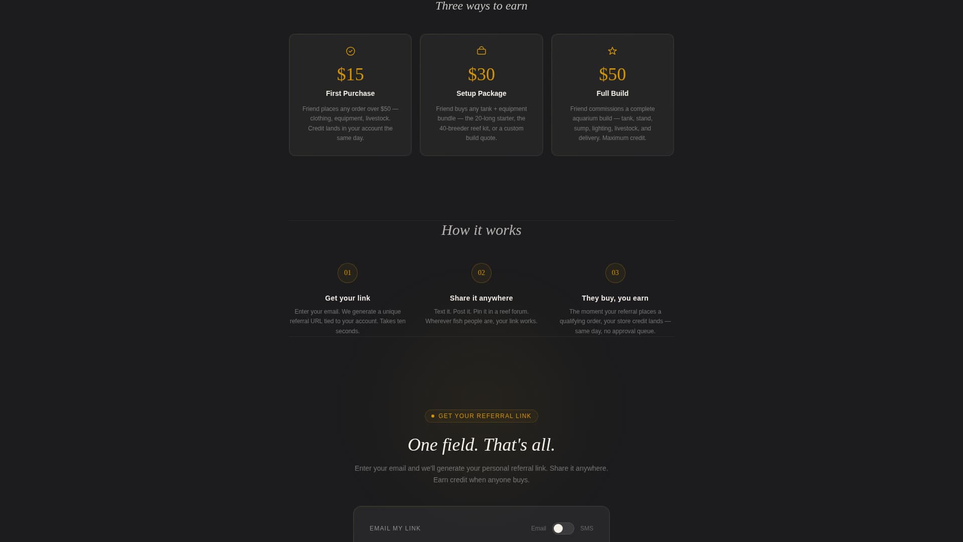 Reef - Luminous Aquarium Landing Page Template