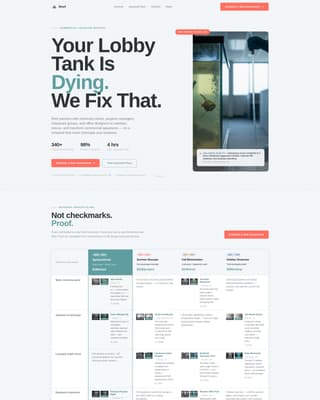 Reef - Proven Aquarium Landing Page Template