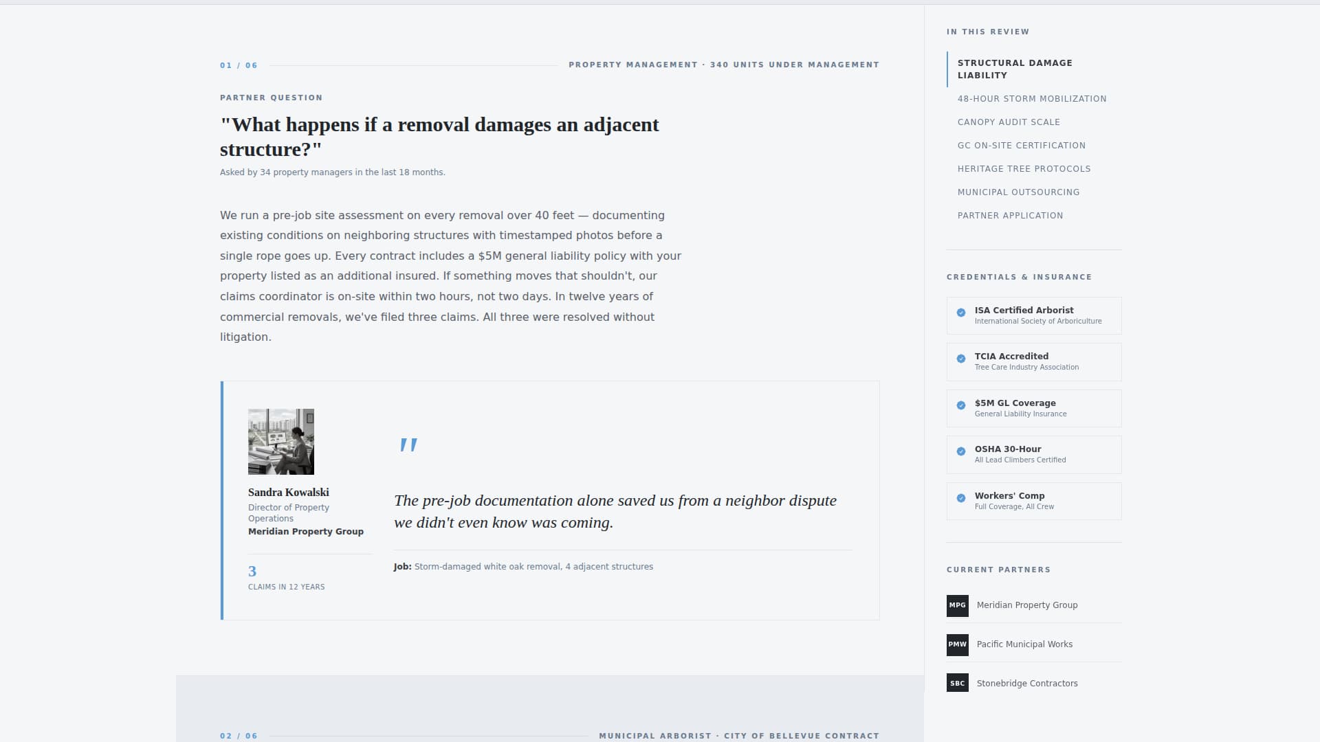Canopy - Trusted Arborist Landing Page Template