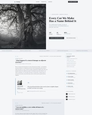 Canopy - Trusted Arborist Landing Page Template