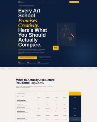 Syllabus - Authoritative Artschool Landing Page Template