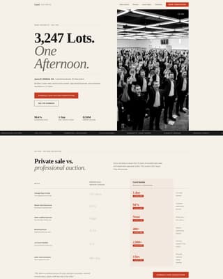 Gavel - Powerful Auctioneer Landing Page Template